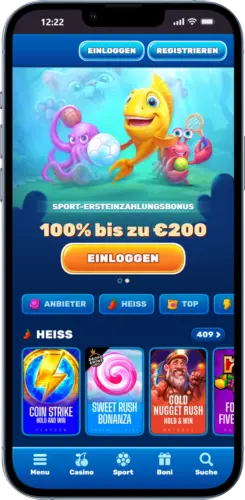 Royal Joker Hauptseite in Safari auf iOS öffnen
